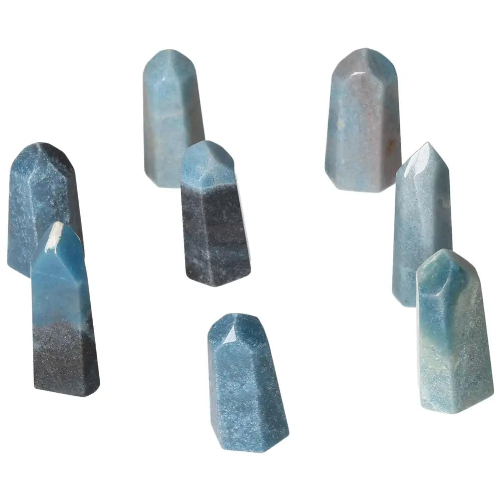 Mini Trolleite Points with blue tones, promoting peace and spiritual alignment. Ideal for meditation and travel altars.