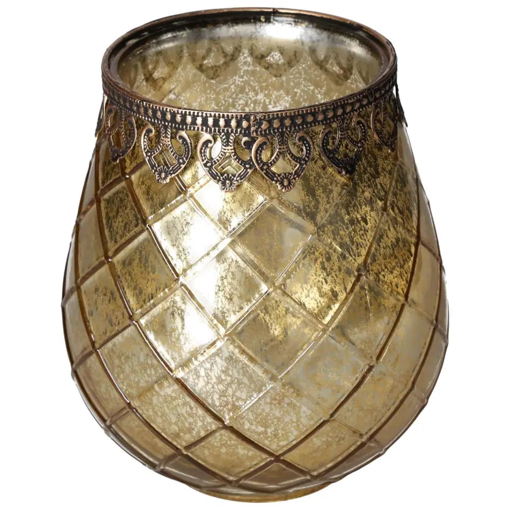 Elegant Moroccan Style Lantern with intricate geometric patterns and luxurious crystal accents, embodying spirituality and contemporary design.