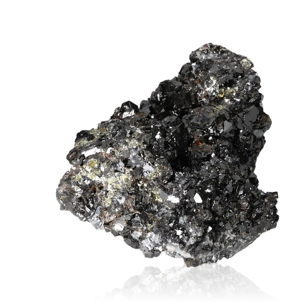 Museum quality Galena mineral showcasing protective and grounding properties in spiritual practices, ideal for balance and connection.