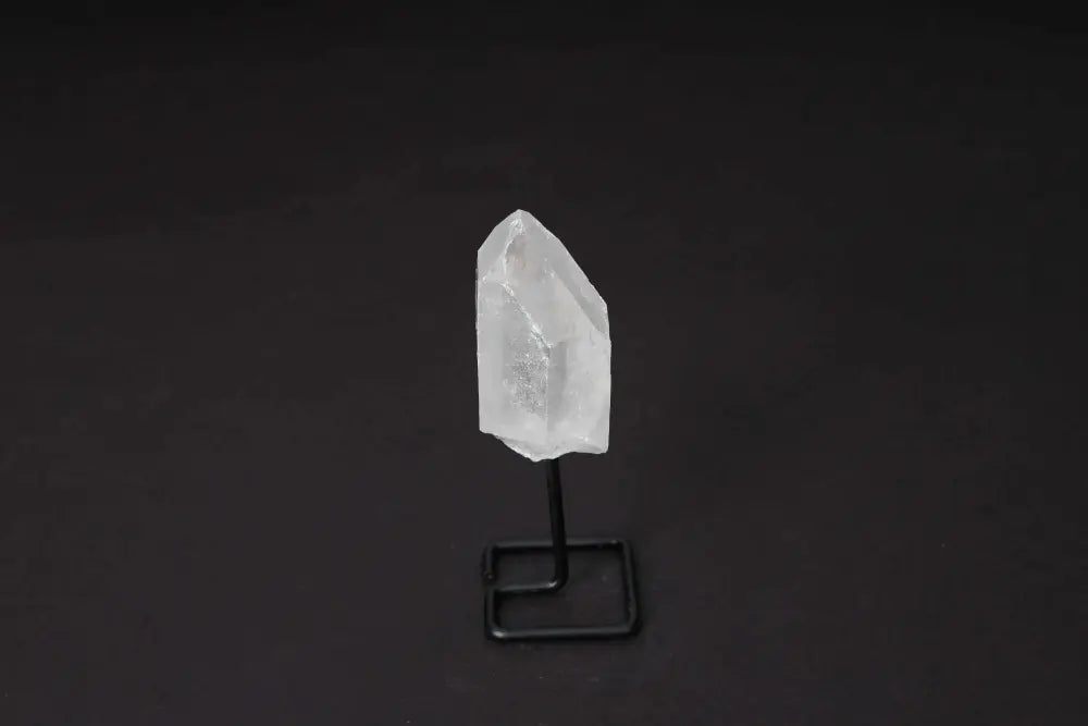 Clear Quartz Point on Stand for Energy Amplification and Clarity