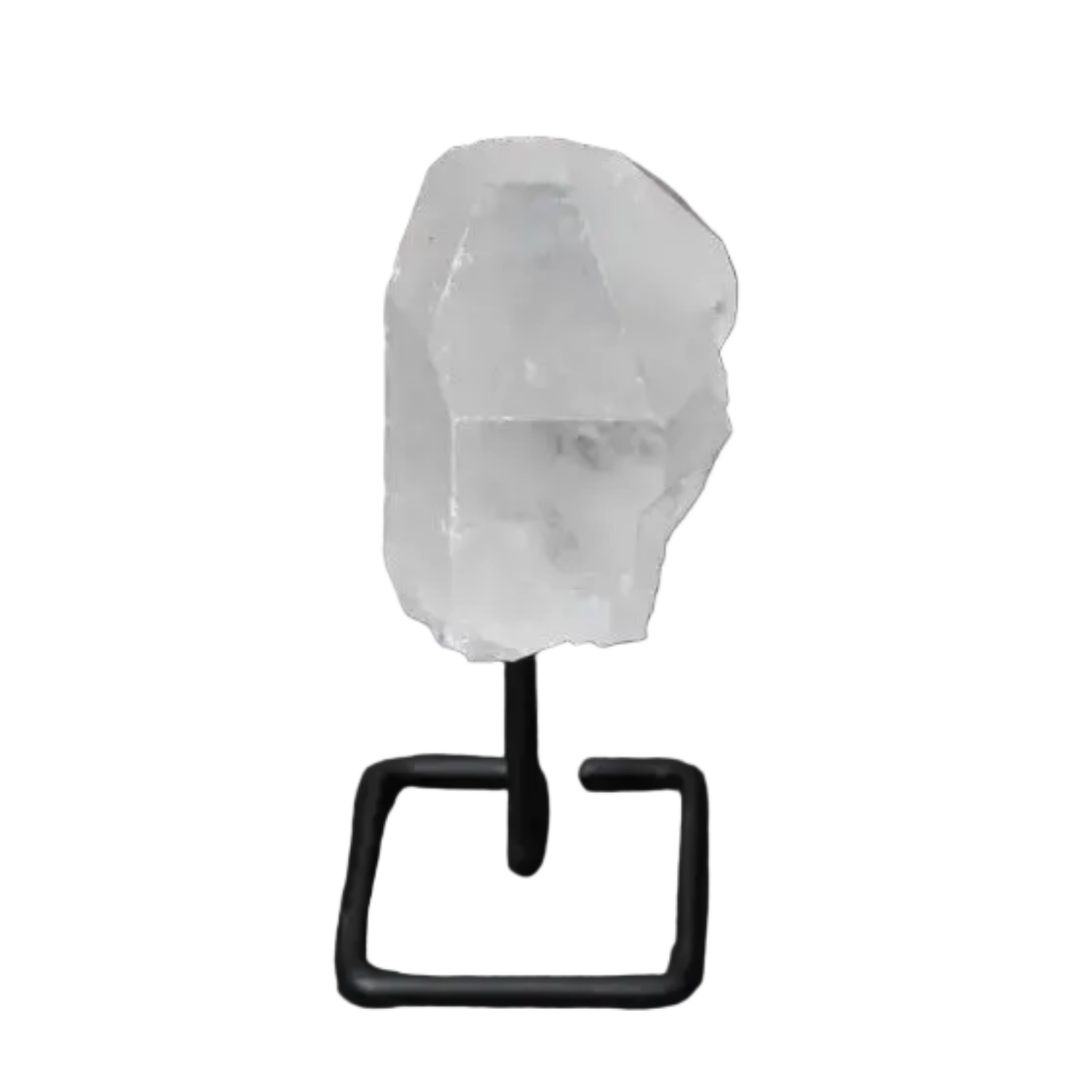 Natural Clear Quartz Point with Stand for Amplifying Energy and Clarity, Ideal for Meditation and Manifestation, Elegant Decor