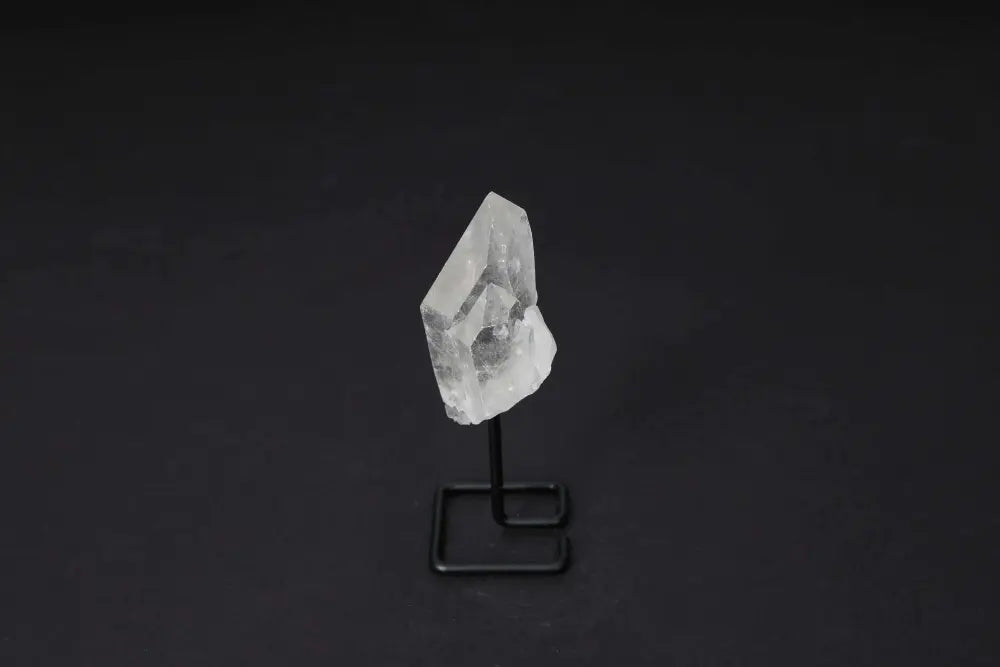 Clear Quartz Point on Stand for Amplifying Energy and Clarity