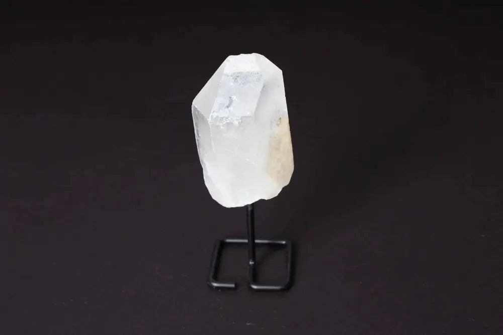 Clear Quartz Point on Stand for Amplifying Energy and Clarity