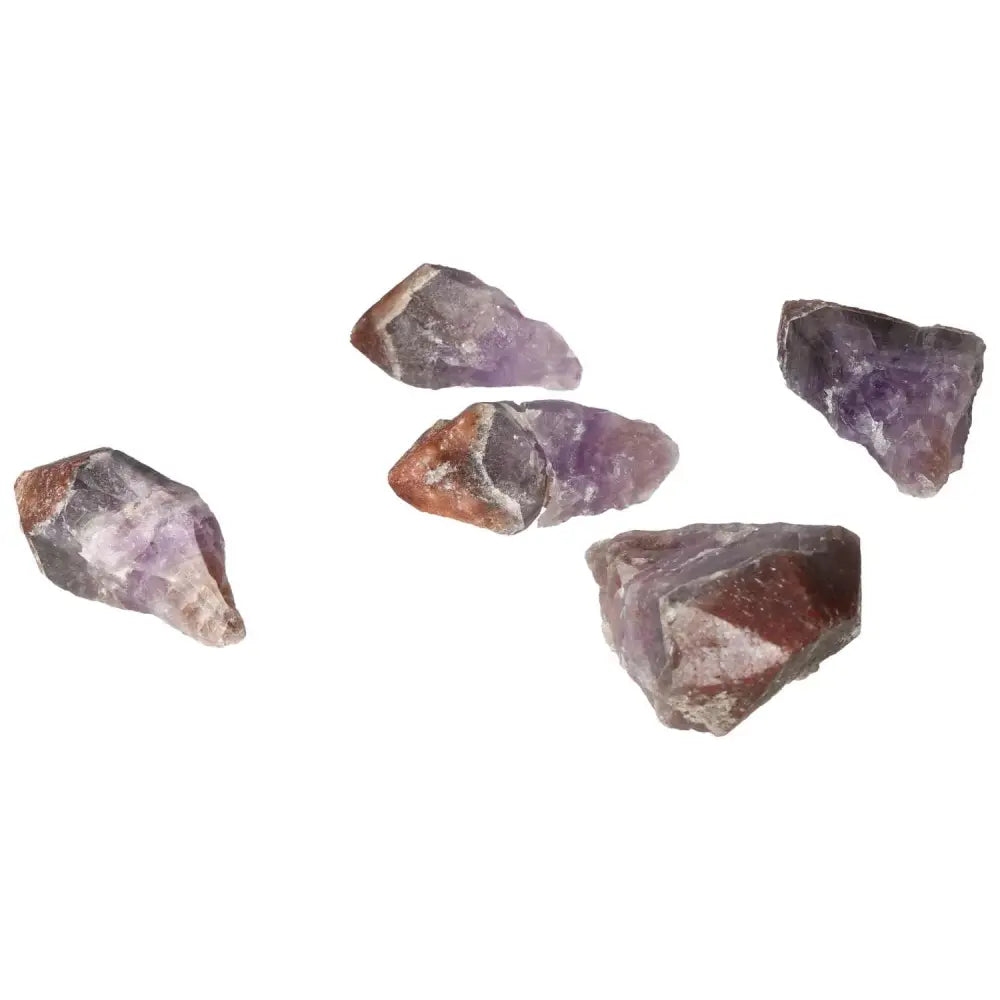 Natural Point Amethyst L crystals from Sylvia Crystals, promoting stress relief and concentration, showcasing elegance and tranquility.