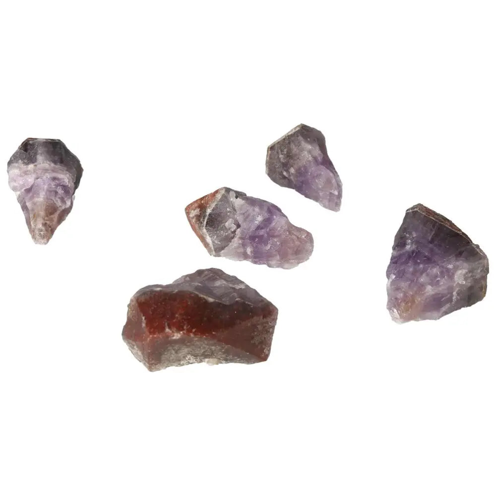 Natural Point Amethyst L crystals from Sylvia Crystals, renowned for stress relief and enhancing concentration.
