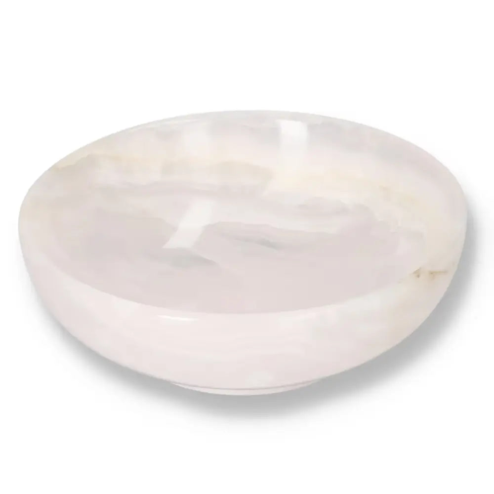 Elegant Onyx Rose Bowl for enhancing self-discipline and overcoming challenges, ideal for home decoration and personal growth.