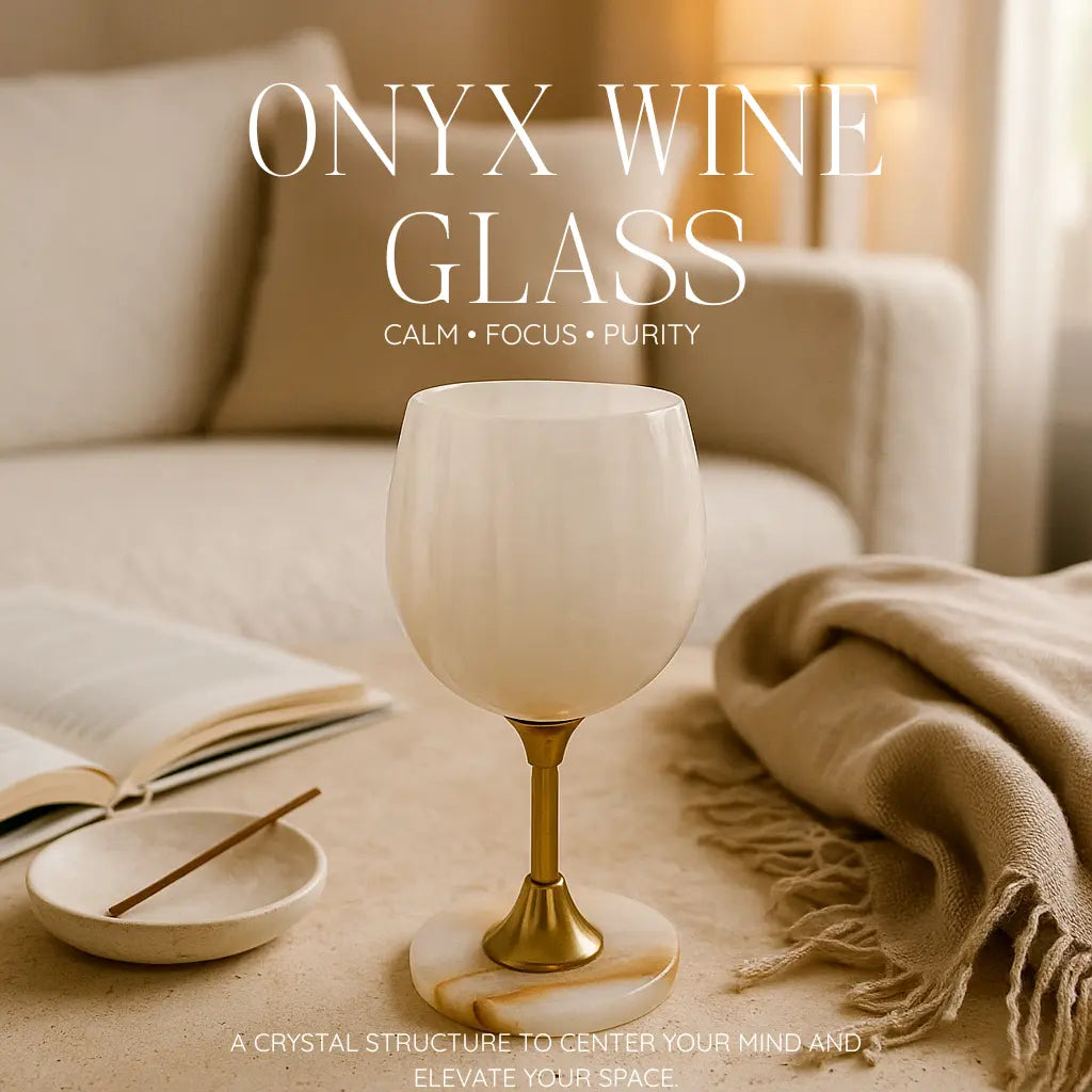 Onyx Wine Glass Sylvia Crystals Sp. z o.o.