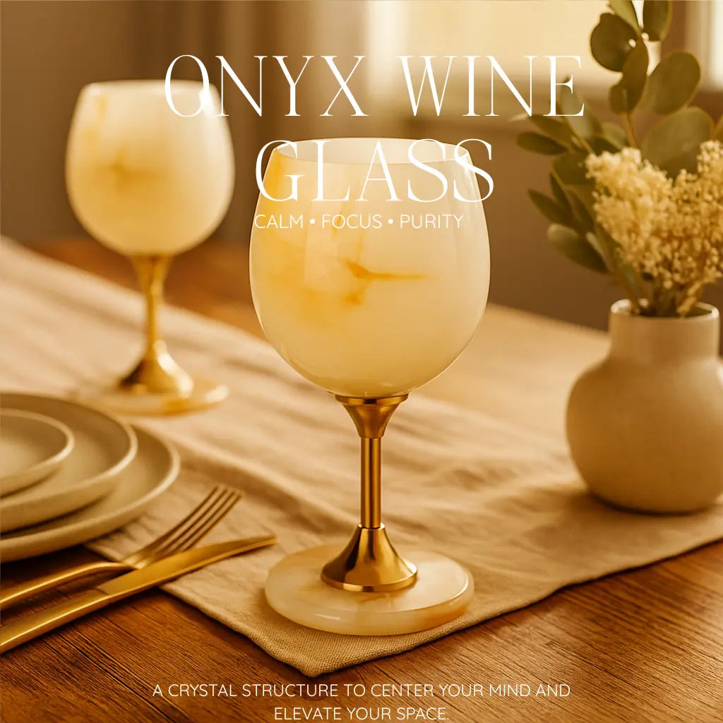 Onyx Wine Glass Sylvia Crystals Sp. z o.o.