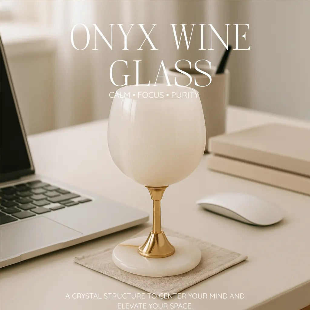 Onyx Wine Glass Sylvia Crystals Sp. z o.o.