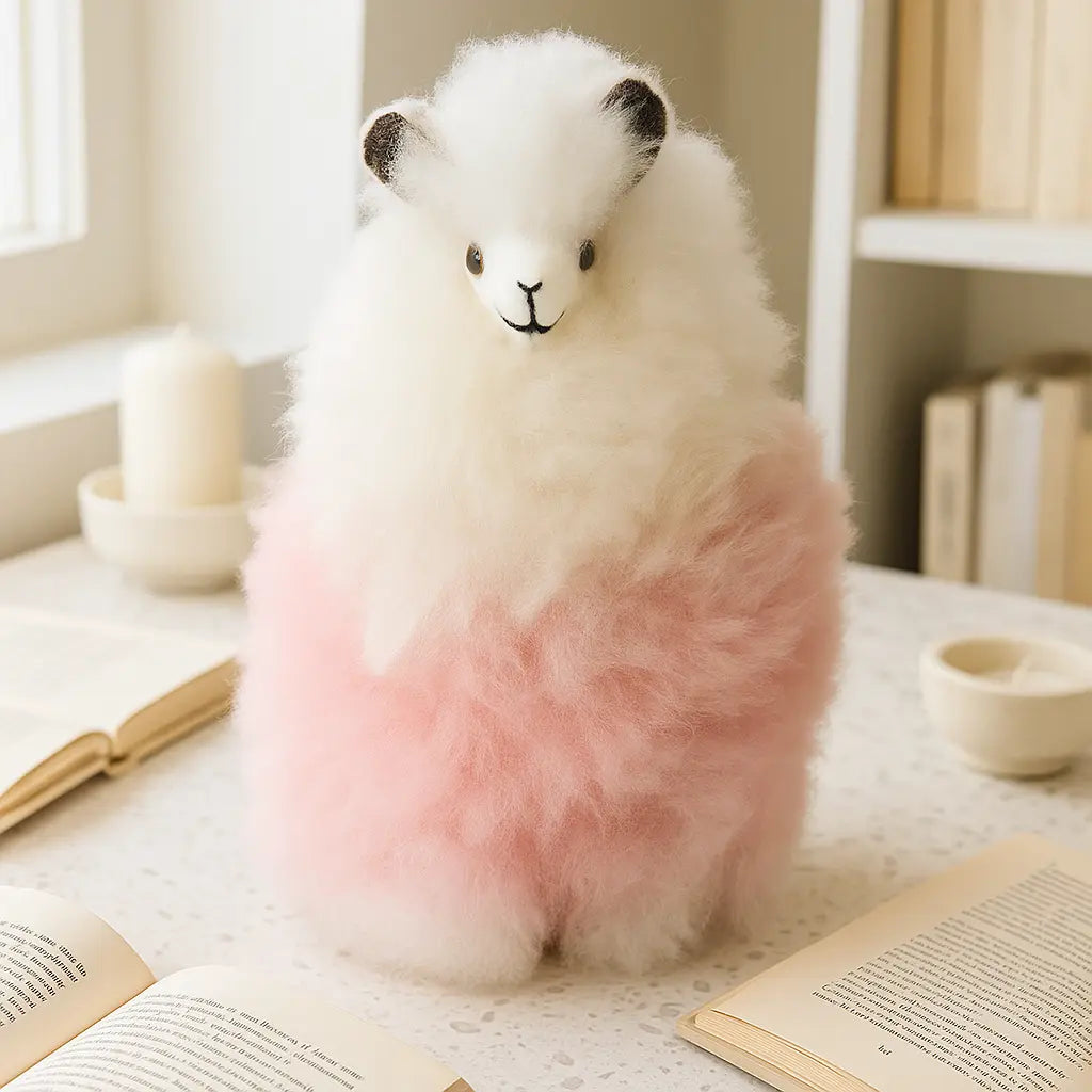 Pink Alpaca Plush Sylvia Crystals Sp. z o.o.