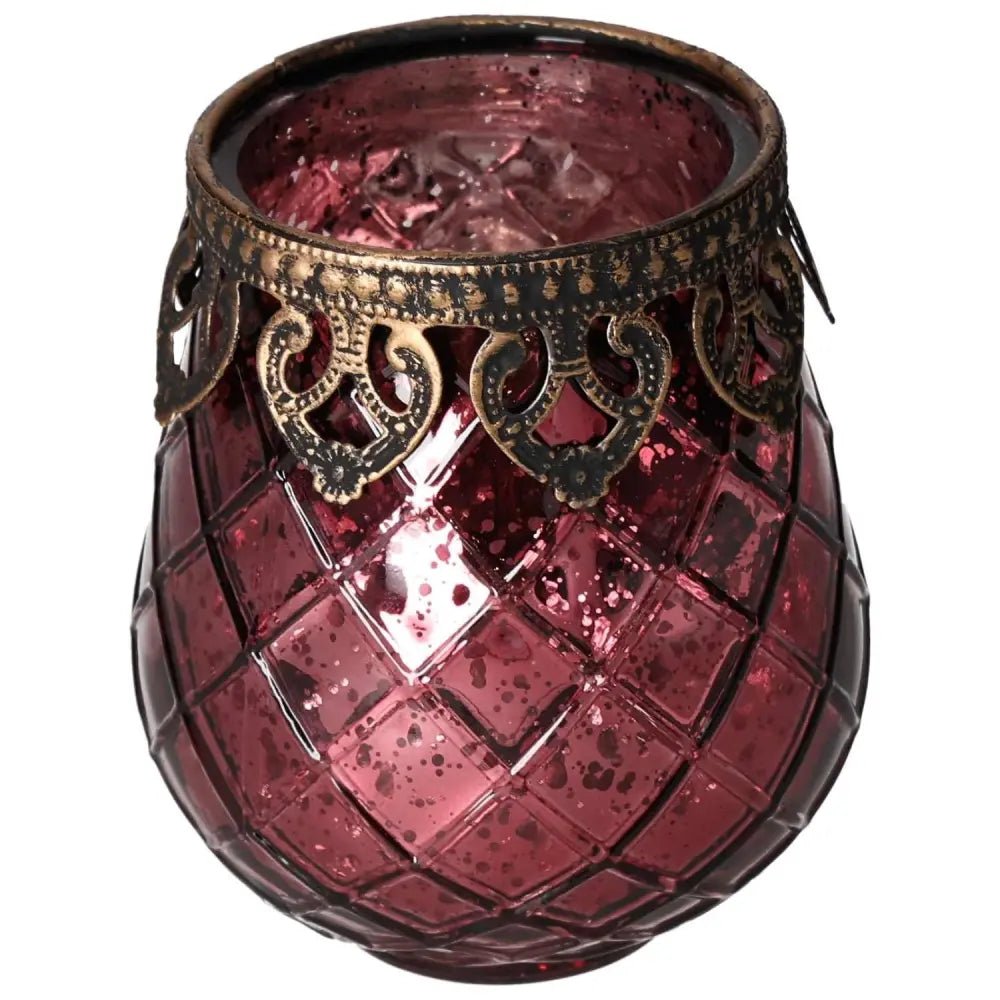 Exquisite pink lantern with metal rim showcasing luxury and modern elegance for stylish home decor.