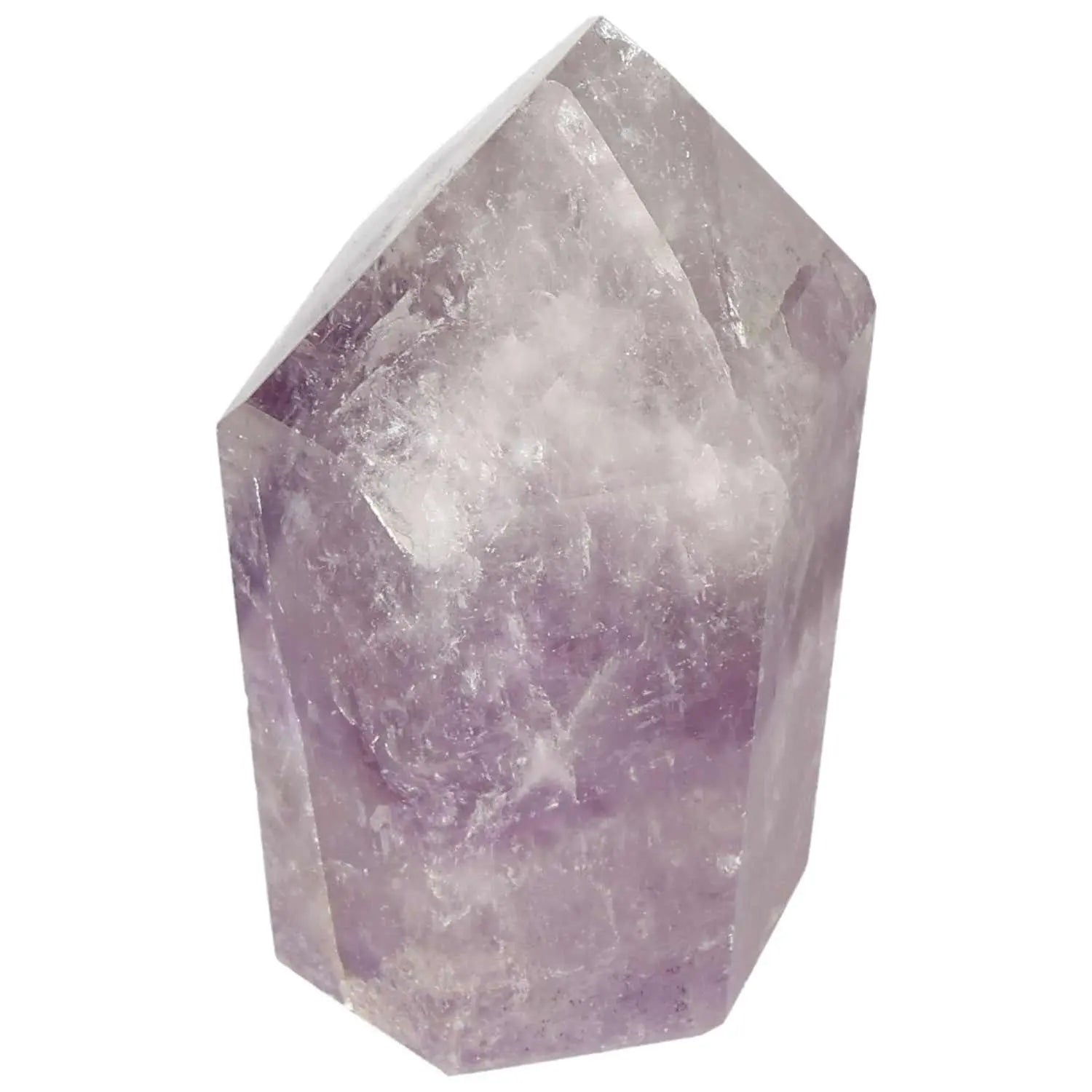 Polished Amethyst Obelisk by Sylvia Crystals - Premium Quality, Reduces Stress, Enhances Concentration, Uplifting Energy Crystal