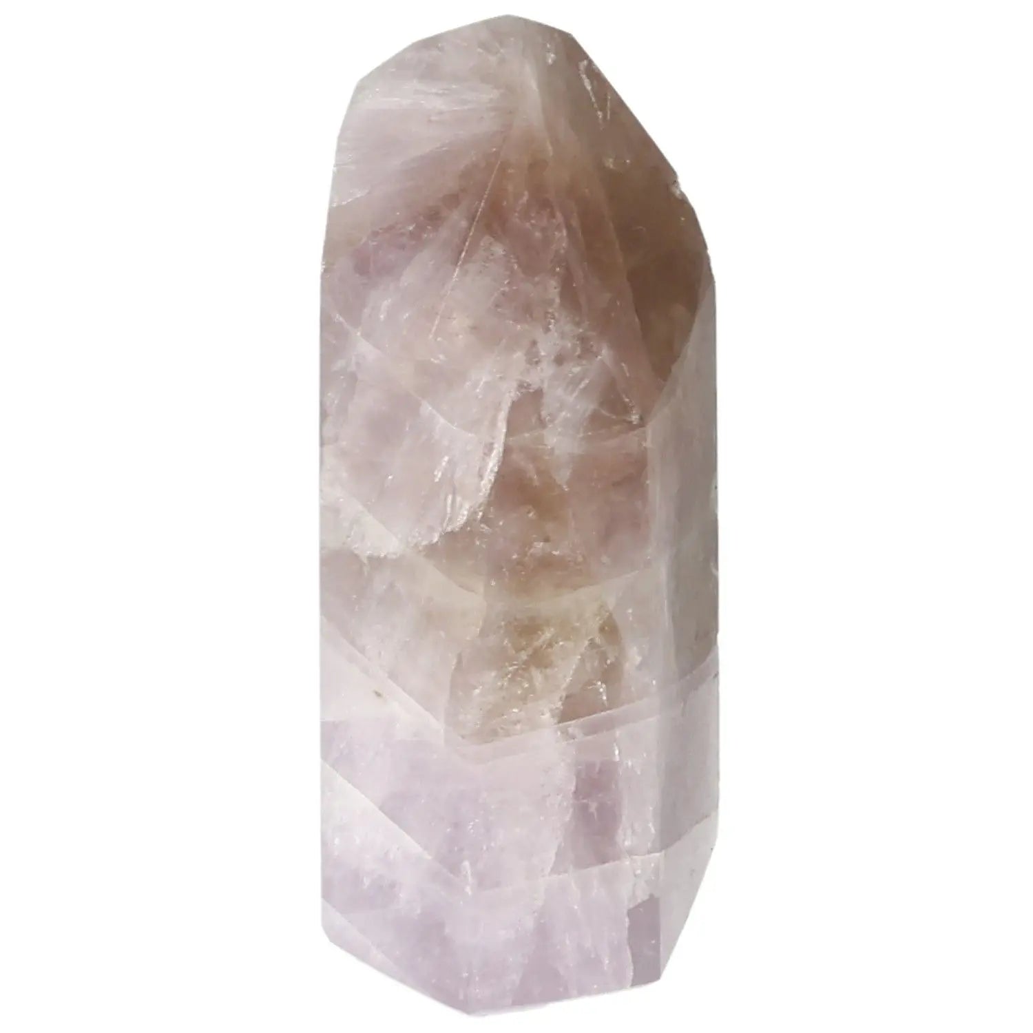 Polished Amethyst Super Seven Point crystal by Sylvia Crystals, providing tranquility and stress reduction