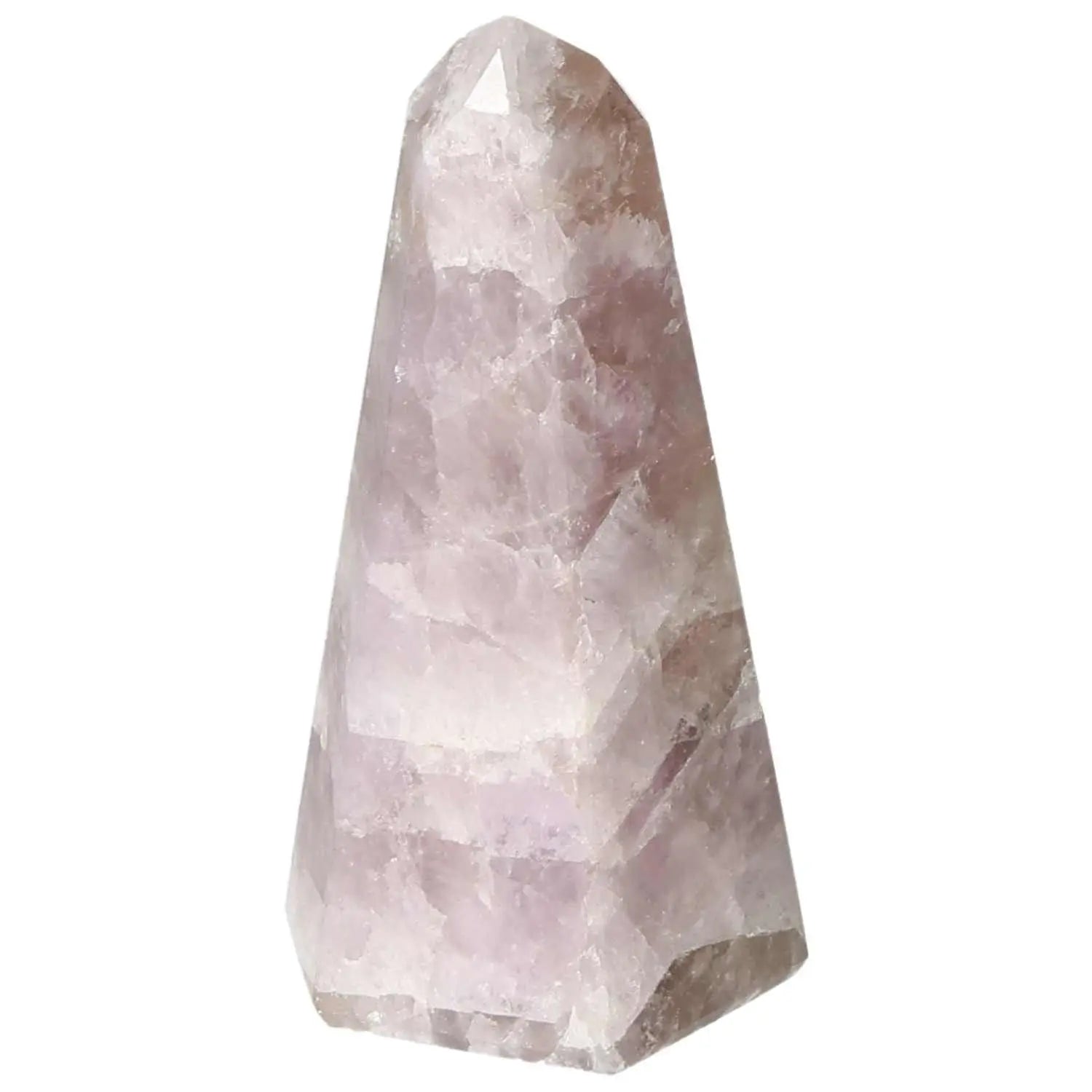Polished Amethyst Super Seven Point crystal from Sylvia Crystals, perfect for stress relief and enhancing spiritual energy.