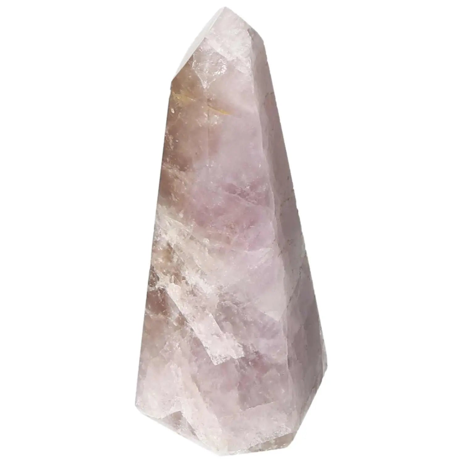 Polished Amethyst Super Seven Point crystal from Sylvia Crystals, a luxury piece for mindful living and stress relief.
