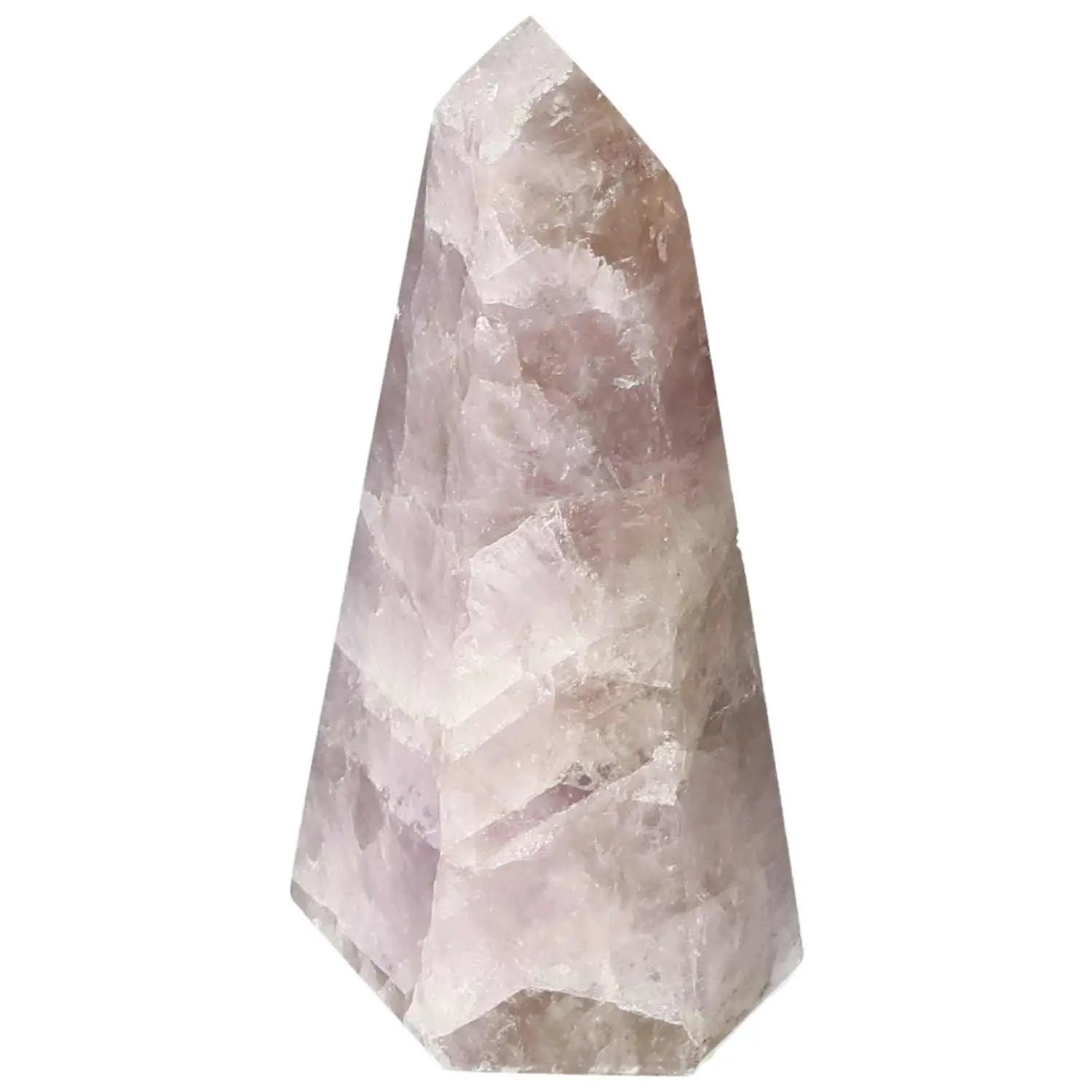 Polished Amethyst Super Seven Point from Sylvia Crystals, ideal for stress relief and spiritual invigoration, premium crystal collection piece.