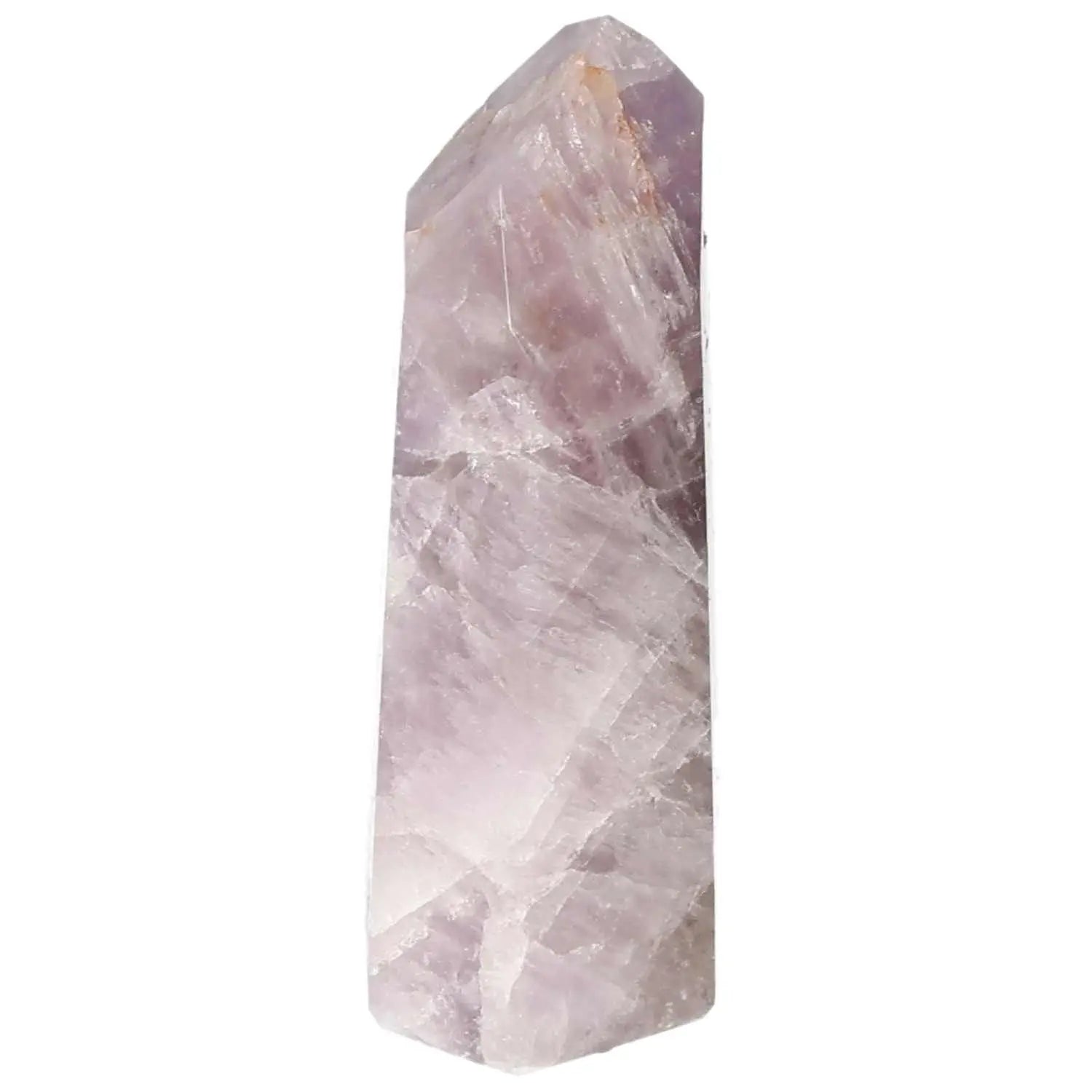 Polished Amethyst Super Seven Point crystal from Sylvia Crystals, showcasing luxurious hues and enhancing spiritual enlightenment.