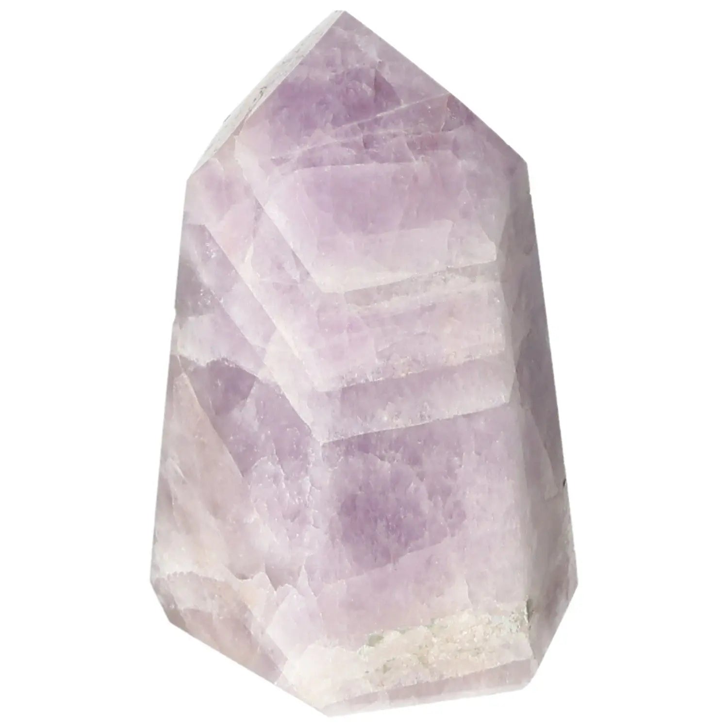 Polished Amethyst Super Seven Point by Sylvia Crystals, a premium handcrafted crystal known for stress relief and energy enhancement.