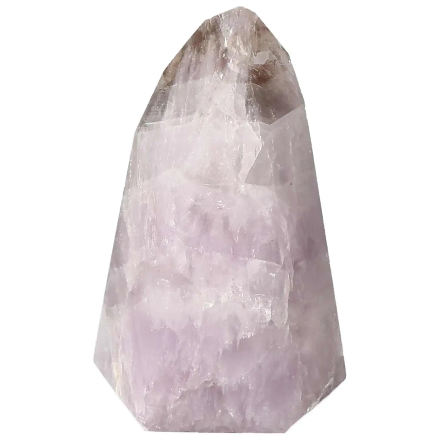 Polished Amethyst Super Seven Point crystal from Sylvia Crystals, showcasing spiritual luxury and aesthetic allure.