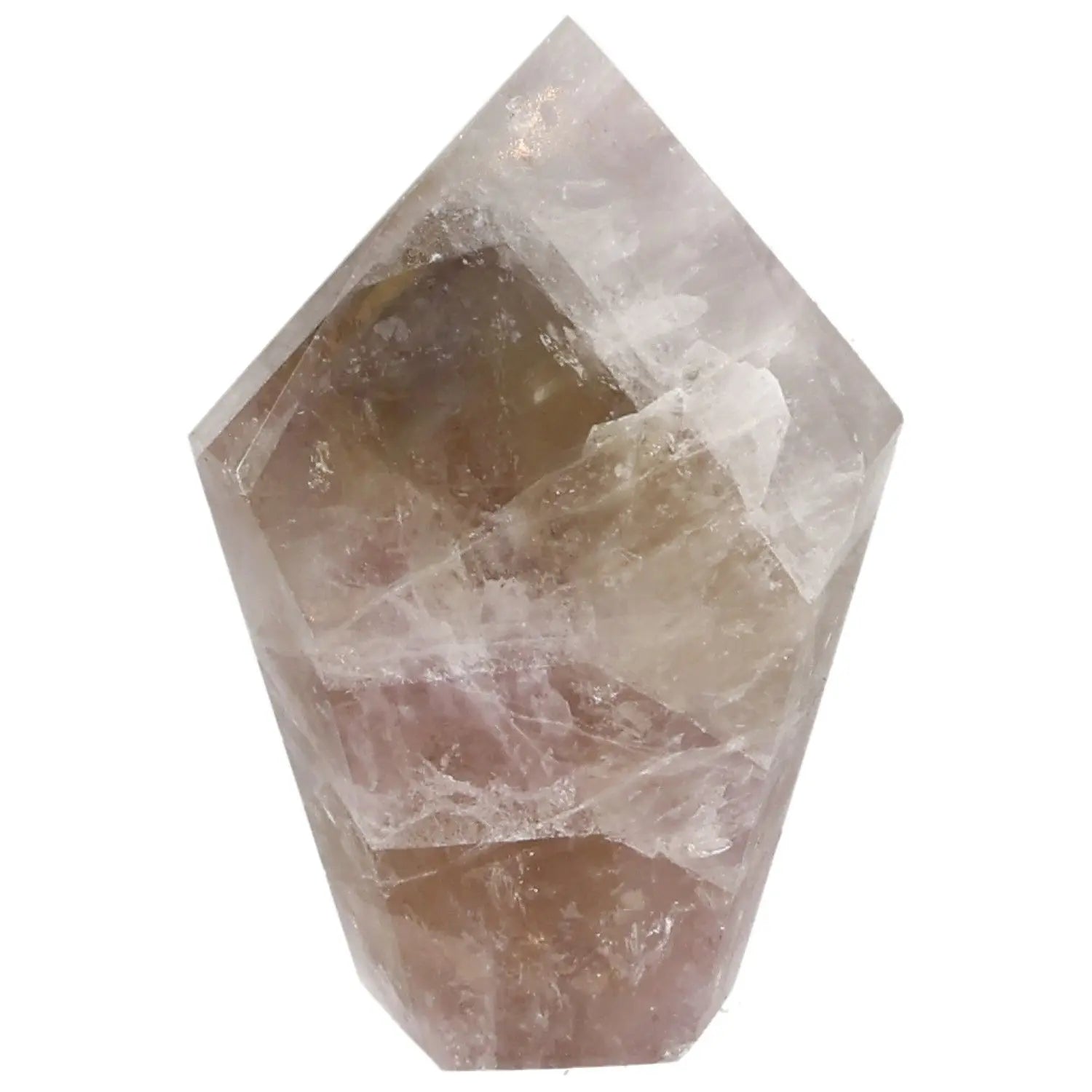 Polished Amethyst Super Seven Point crystal for stress relief and concentration.
