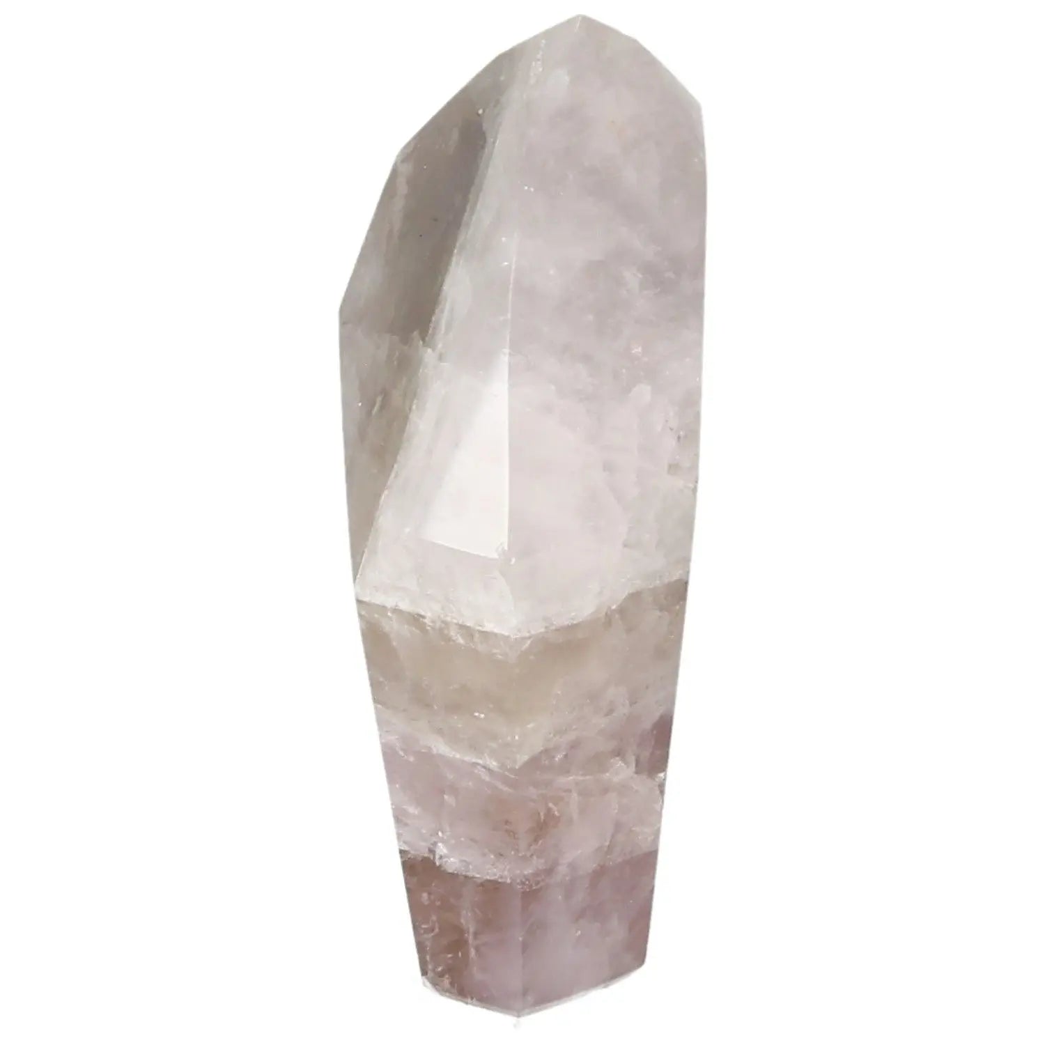 Elegantly polished Amethyst Super Seven crystal point from Sylvia Crystals, known for stress reduction and enhancing concentration.