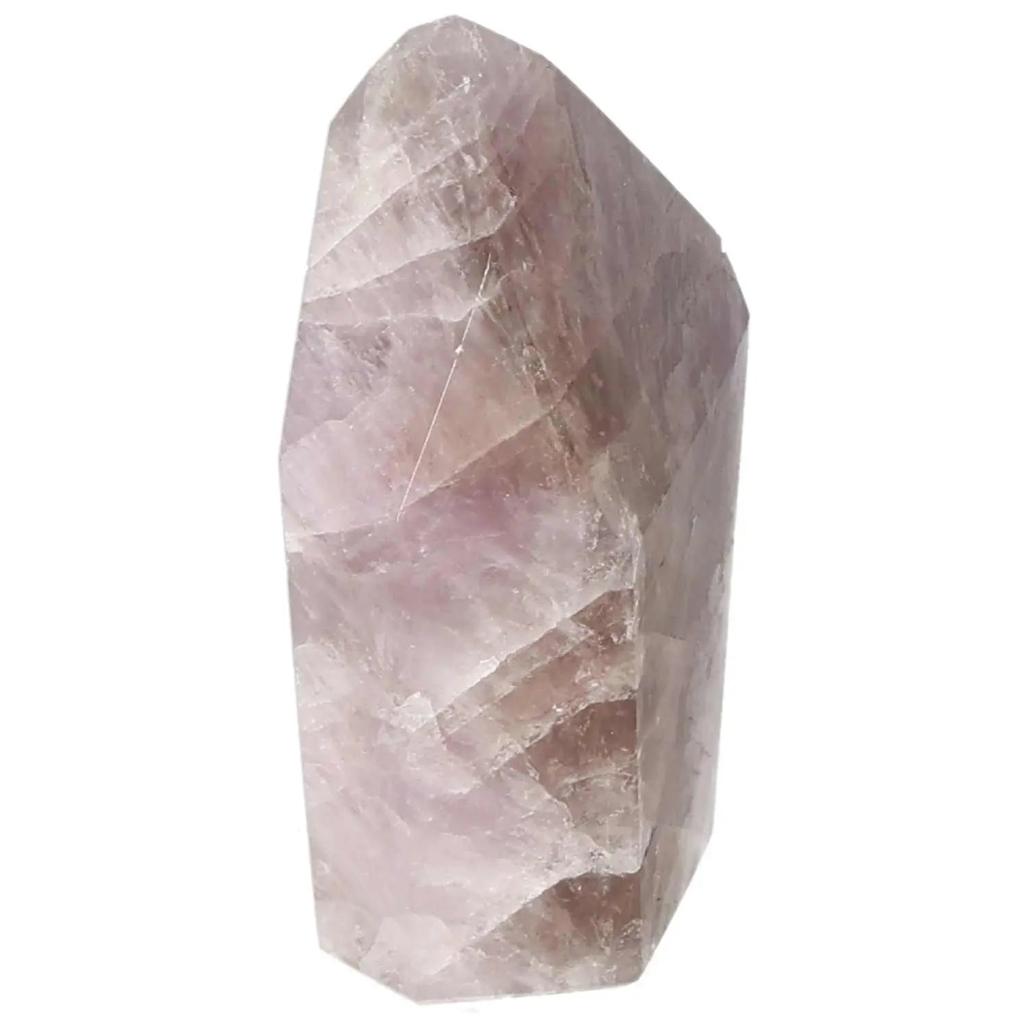 Polished Amethyst Super Seven Point crystal with calming amethyst hues, known for reducing stress and enhancing energy.