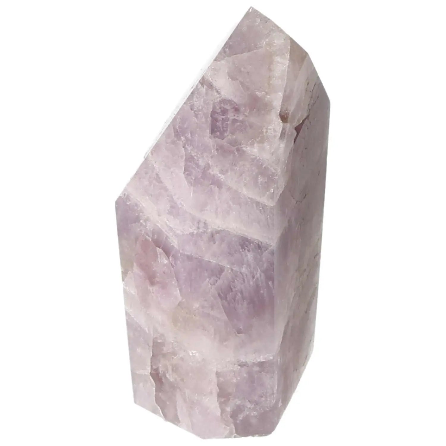 Polished Amethyst Super Seven Point crystal with spiritual and stress-relieving properties, offered by Sylvia Crystals.