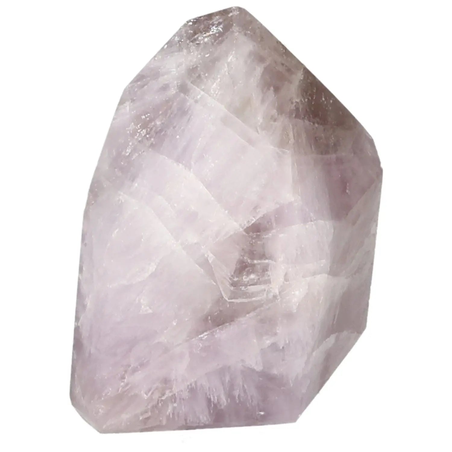 Exquisite Seven Point Polished Amethyst crystal from Sylvia Crystals, known for enhancing concentration and emotional stability.