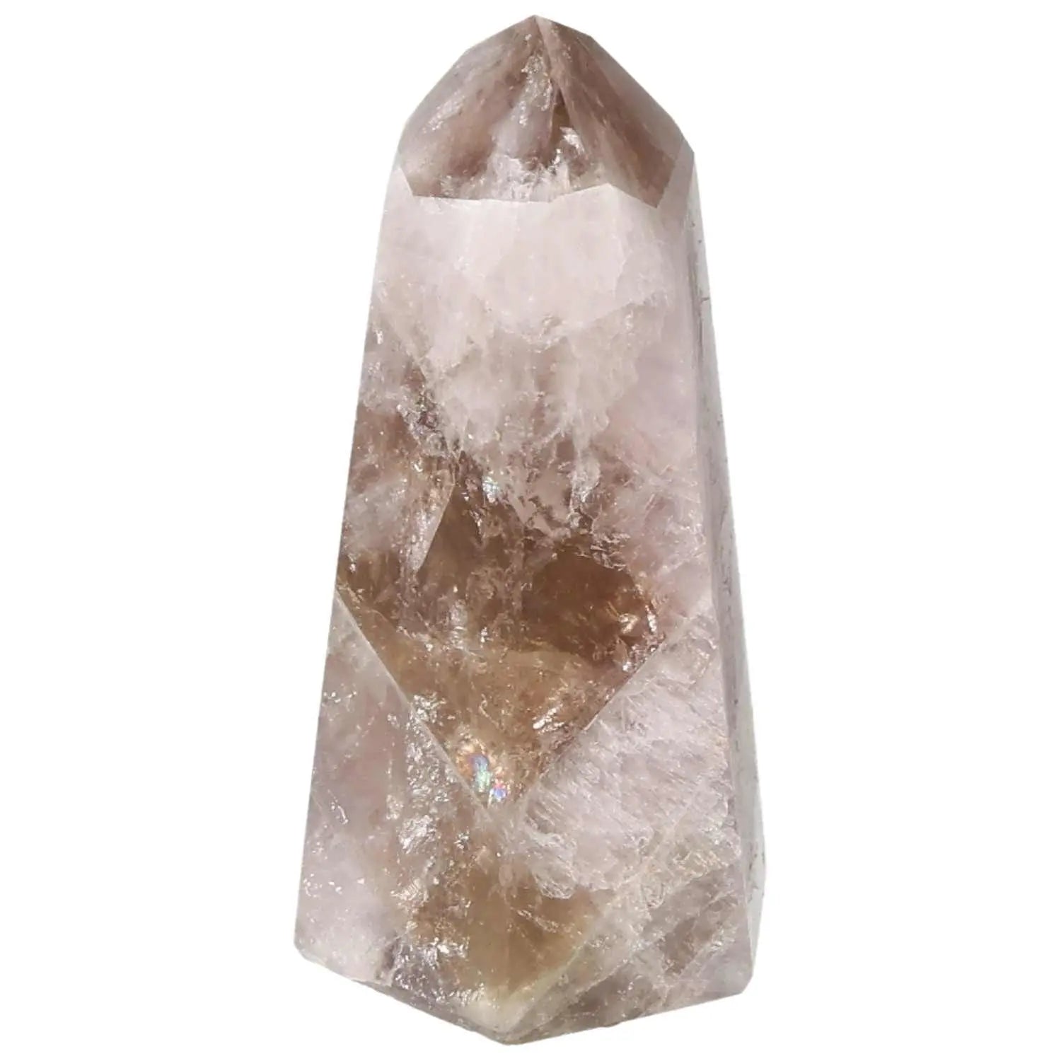 Polished Amethyst Super Seven Point crystal showcasing vibrant hues from Sylvia Crystals.