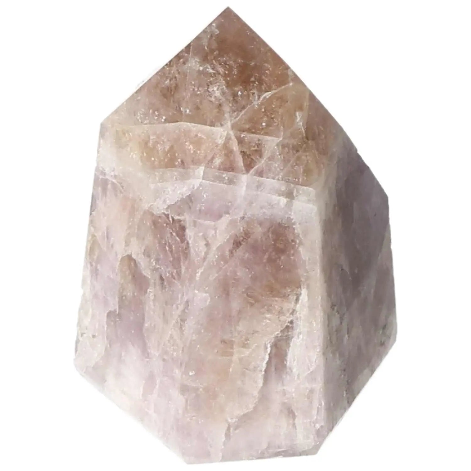 Polished Amethyst Super Seven Point crystal by Sylvia Crystals, showcasing its natural elegance and transformative energy properties.