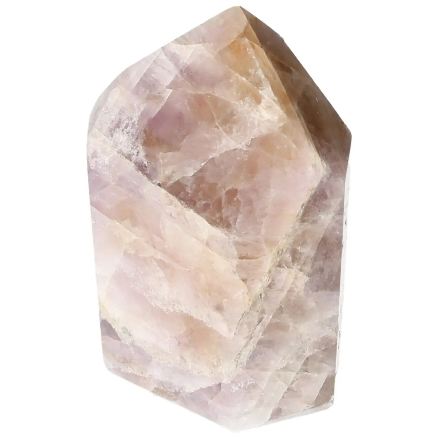 Elegant Seven Point Polished Amethyst gemstone by Sylvia Crystals, enhancing spirituality and luxury with its soothing energies.