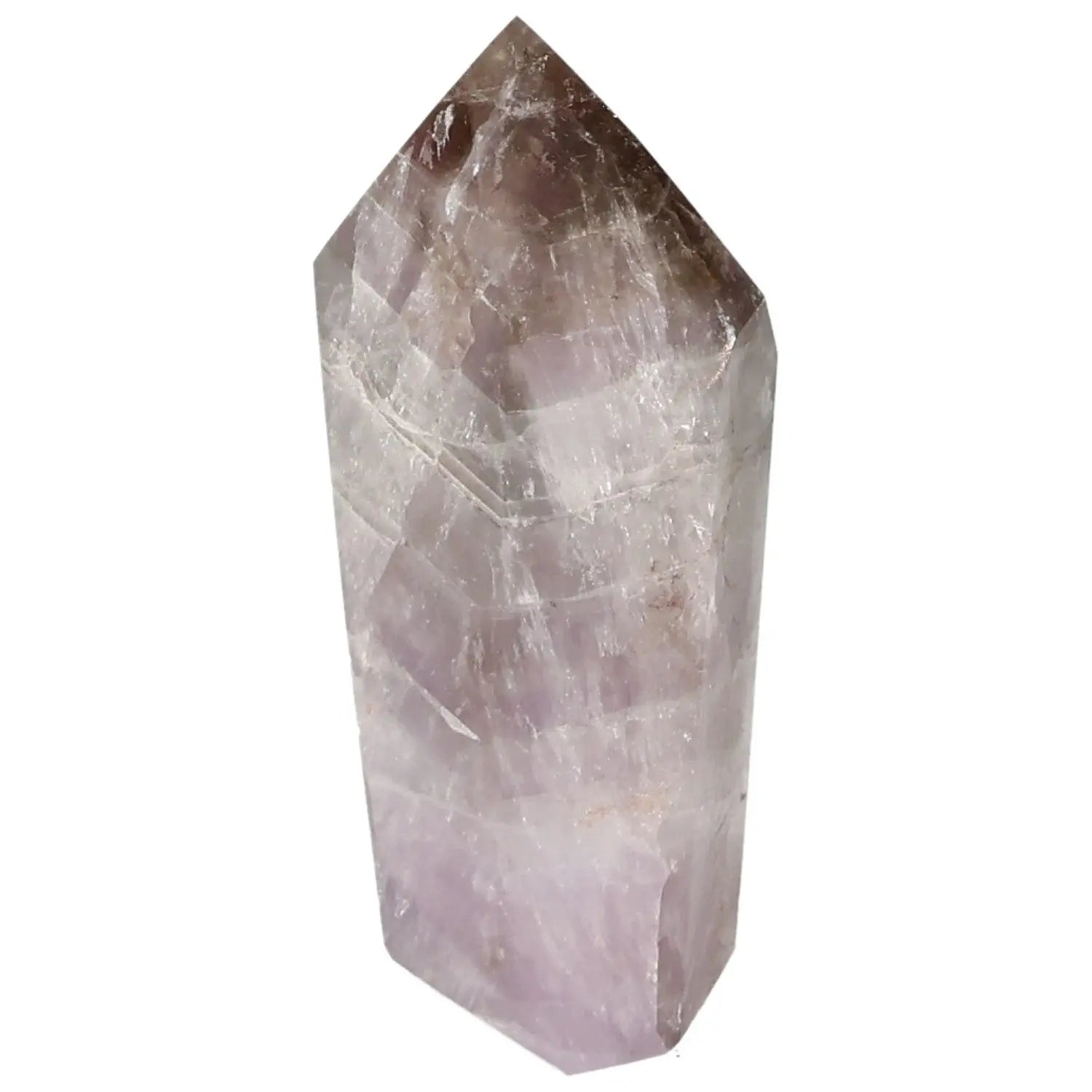 Seven Point Polished Amethyst crystal from Sylvia Crystals, ideal for decoration and enhancing emotional stability and concentration.