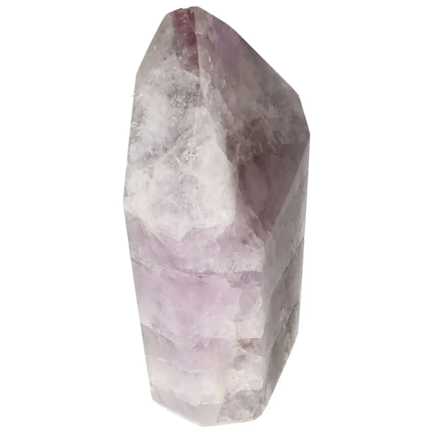 Seven Point Polished Amethyst crystal with purple hues, showcasing its spiritual and stress-relief properties by Sylvia Crystals.