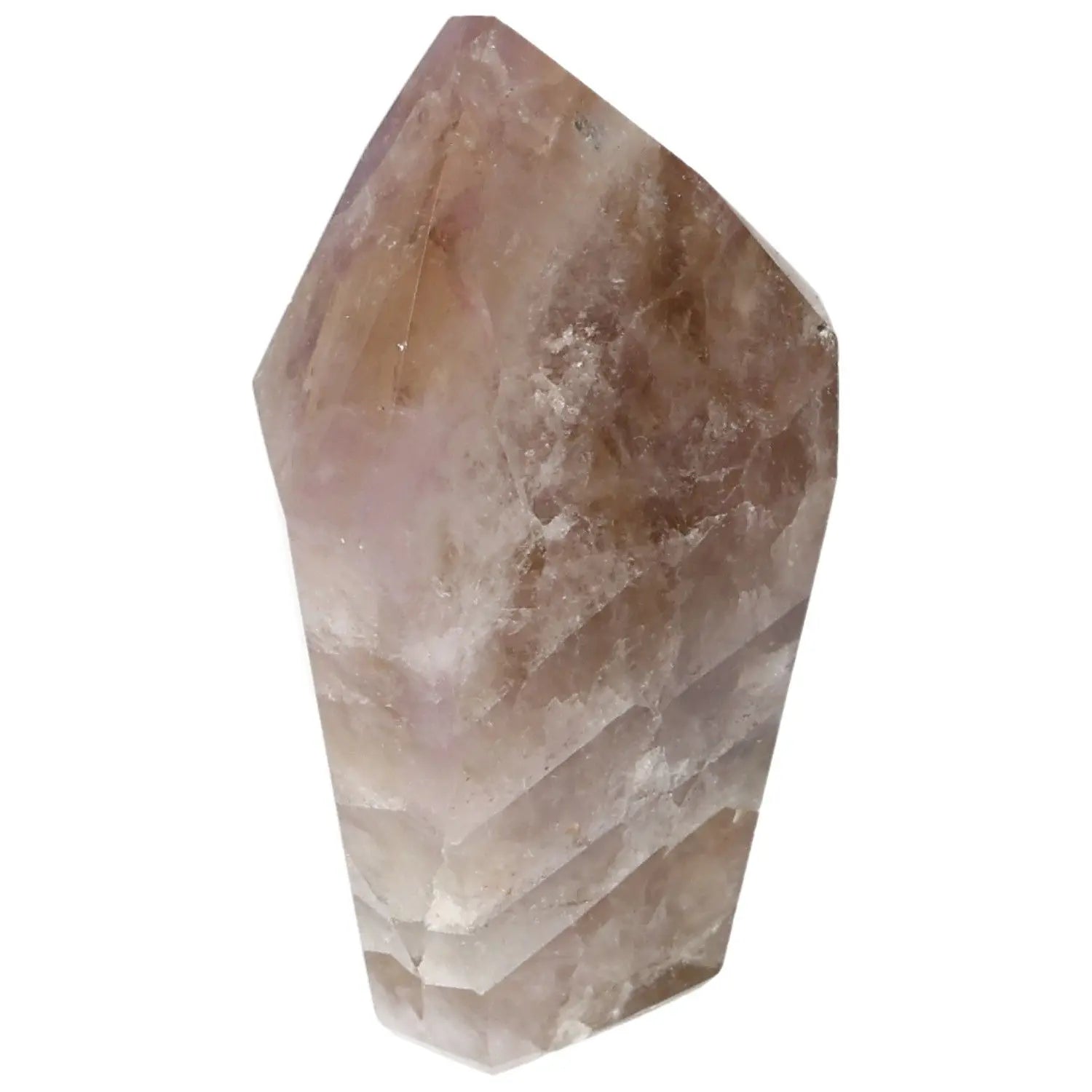 Seven Point Polished Amethyst Crystal with Healing Properties by Sylvia Crystals, Premium Quality, Spiritual Luxury.