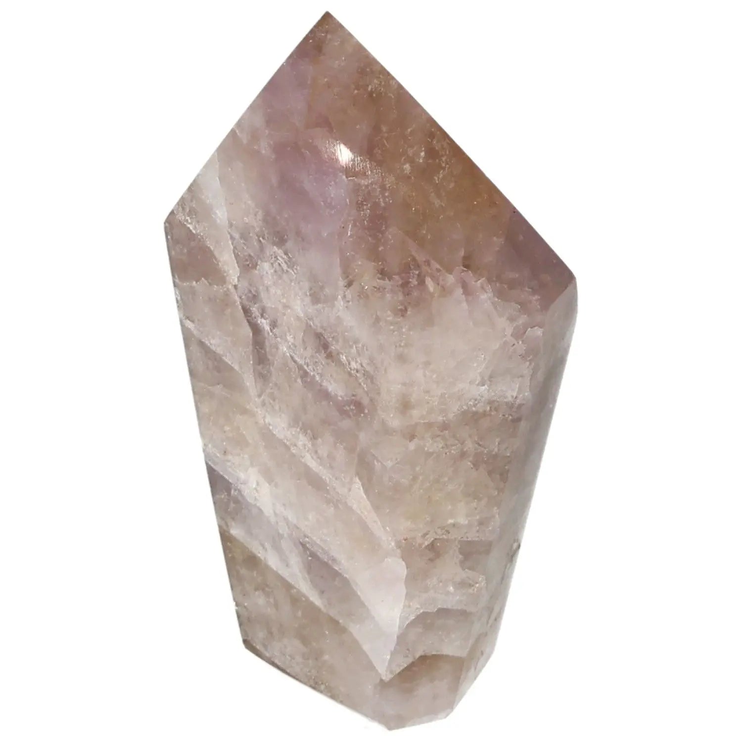 Seven Point Polished Amethyst crystal by Sylvia Crystals, showcasing premium quality and spiritual healing properties.