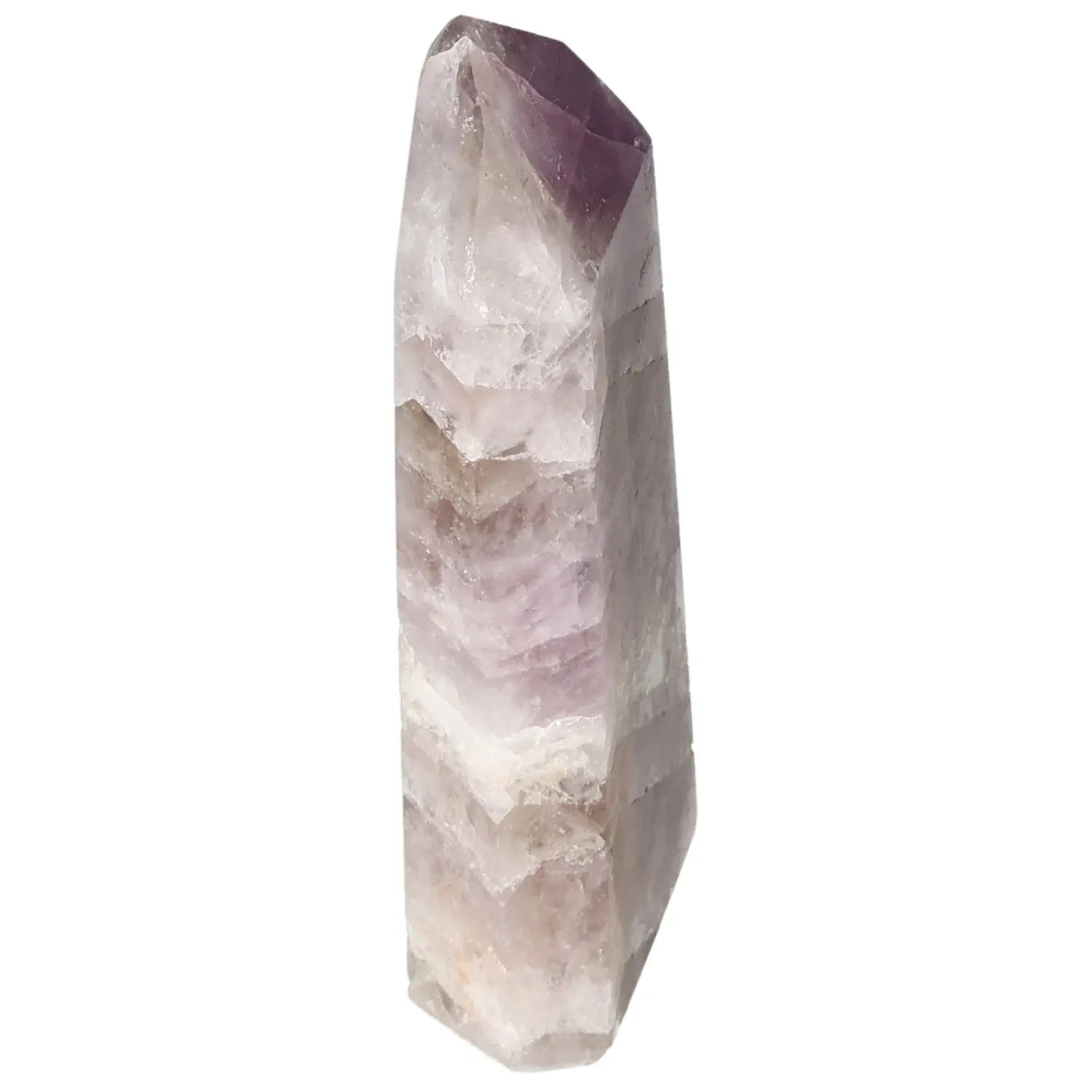 Seven Point Polished Amethyst crystal from Sylvia Crystals, enhancing serenity and spiritual harmony.