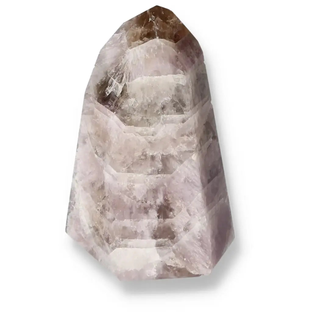 Seven Point Polished Amethyst crystal from Sylvia Crystals, known for enhancing personal and spiritual growth with calming properties.