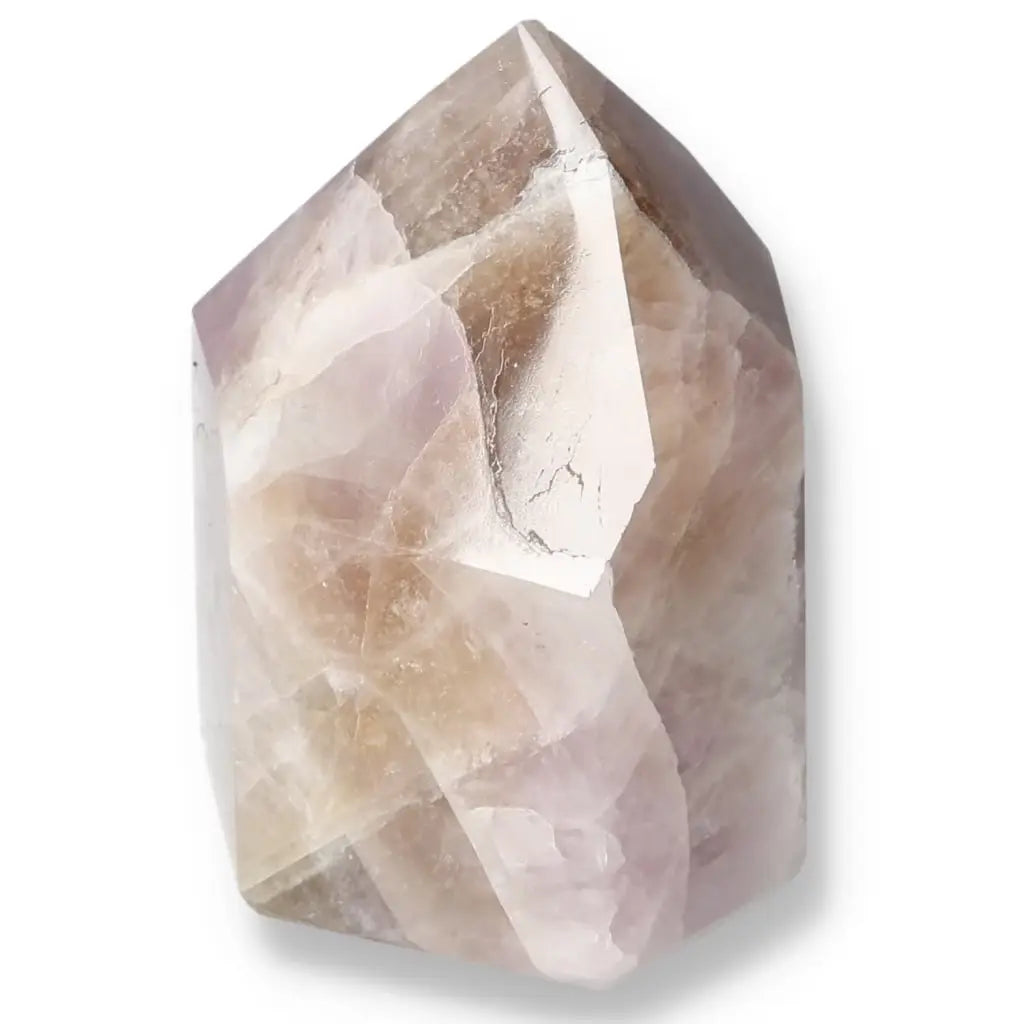 Seven Point Polished Amethyst crystal by Sylvia Crystals, showcasing elegance and spiritual depth in a unique design.