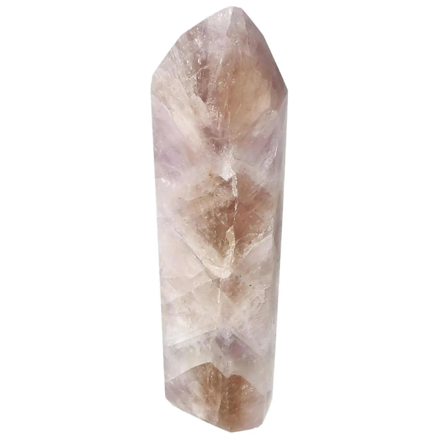 Seven Point Polished Amethyst crystal by Sylvia Crystals, known for stress relief, focus, and emotional balance.