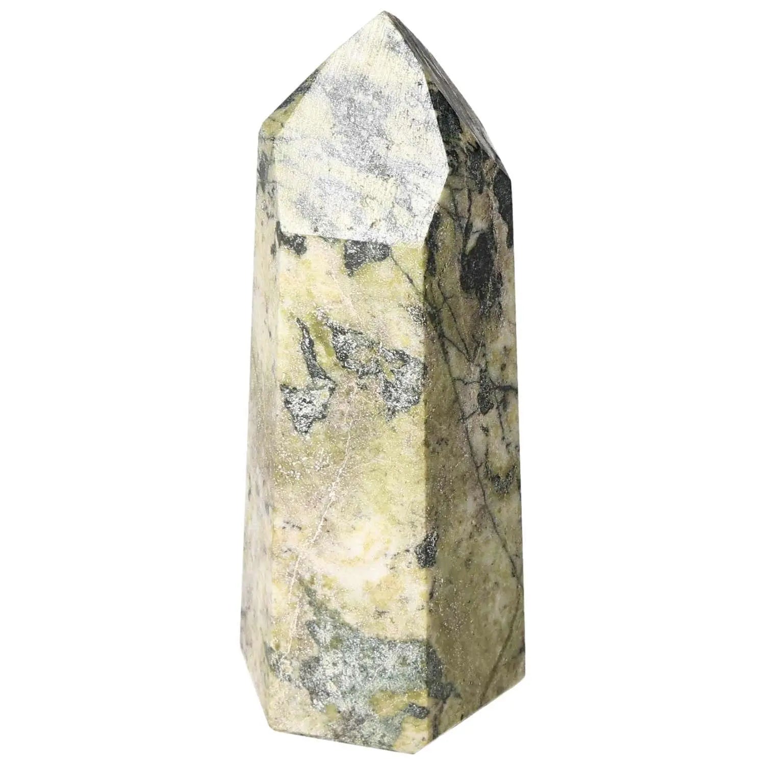 Polished Amphibole Obelisk by Sylvia Crystals, showcasing premium artistry and craftsmanship, blending spirituality and visual elegance.