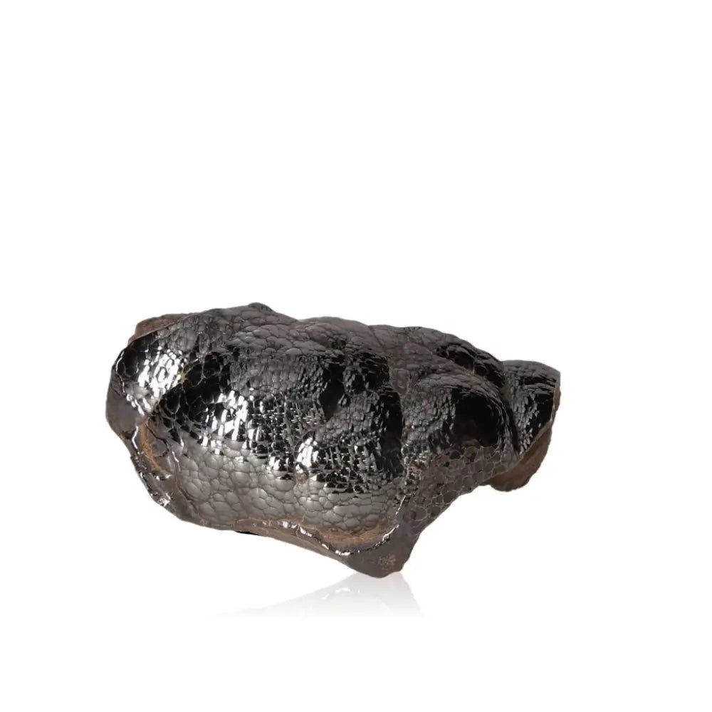 Polished Botryoidal Hematite crystal cluster, shimmering with metallic luster, ideal for energy fortification and emotional balance.