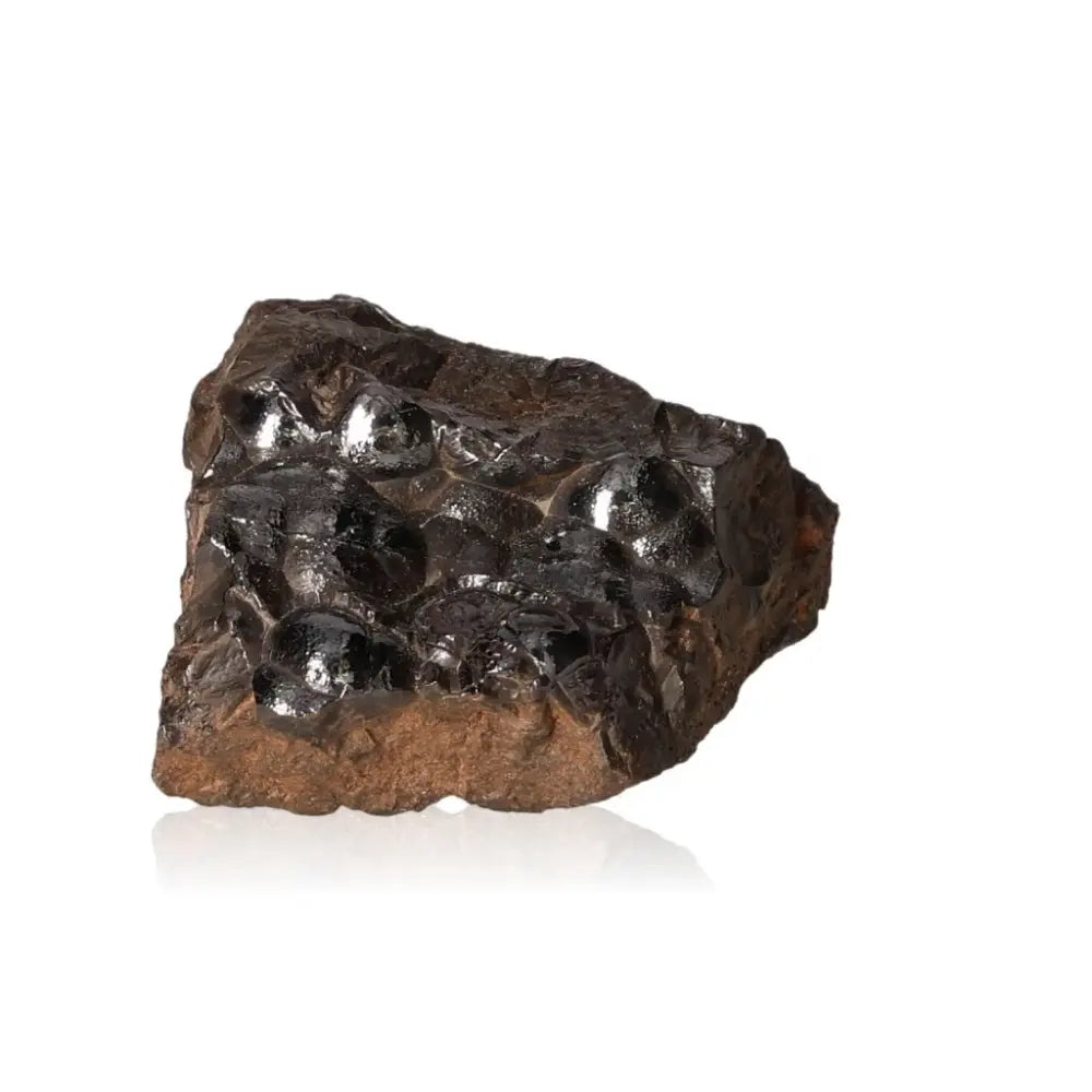 Polished Botryoidal Hematite crystal cluster, known for grounding and empowering, with metallic sheen and iron-rich properties.