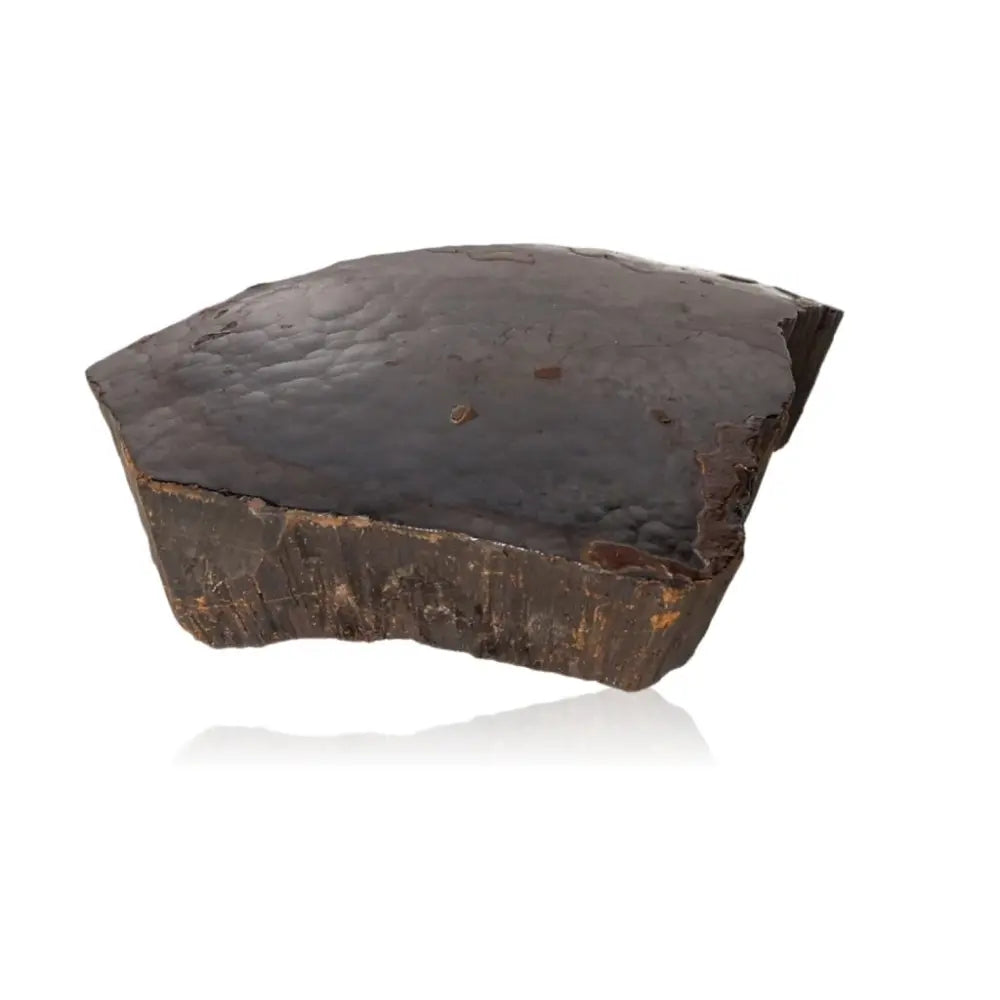 Polished Botryoidal Hematite crystal cluster, metallic and shimmering, offering grounding and protection from negativity.