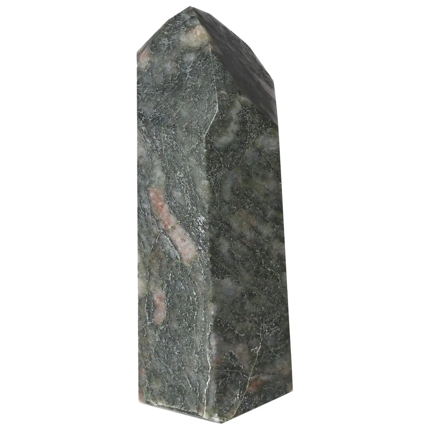 Polished Calcite Obelisk from Sylvia Crystals, designed to boost confidence and prosperity.
