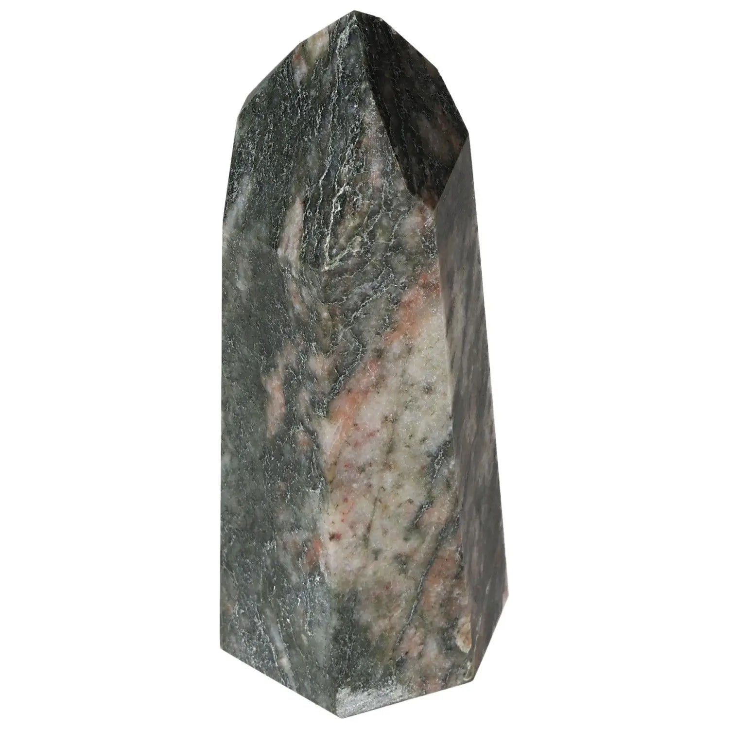 Polished Calcite Obelisk from Sylvia Crystals, a luxurious centerpiece enhancing self-confidence and attracting prosperity.