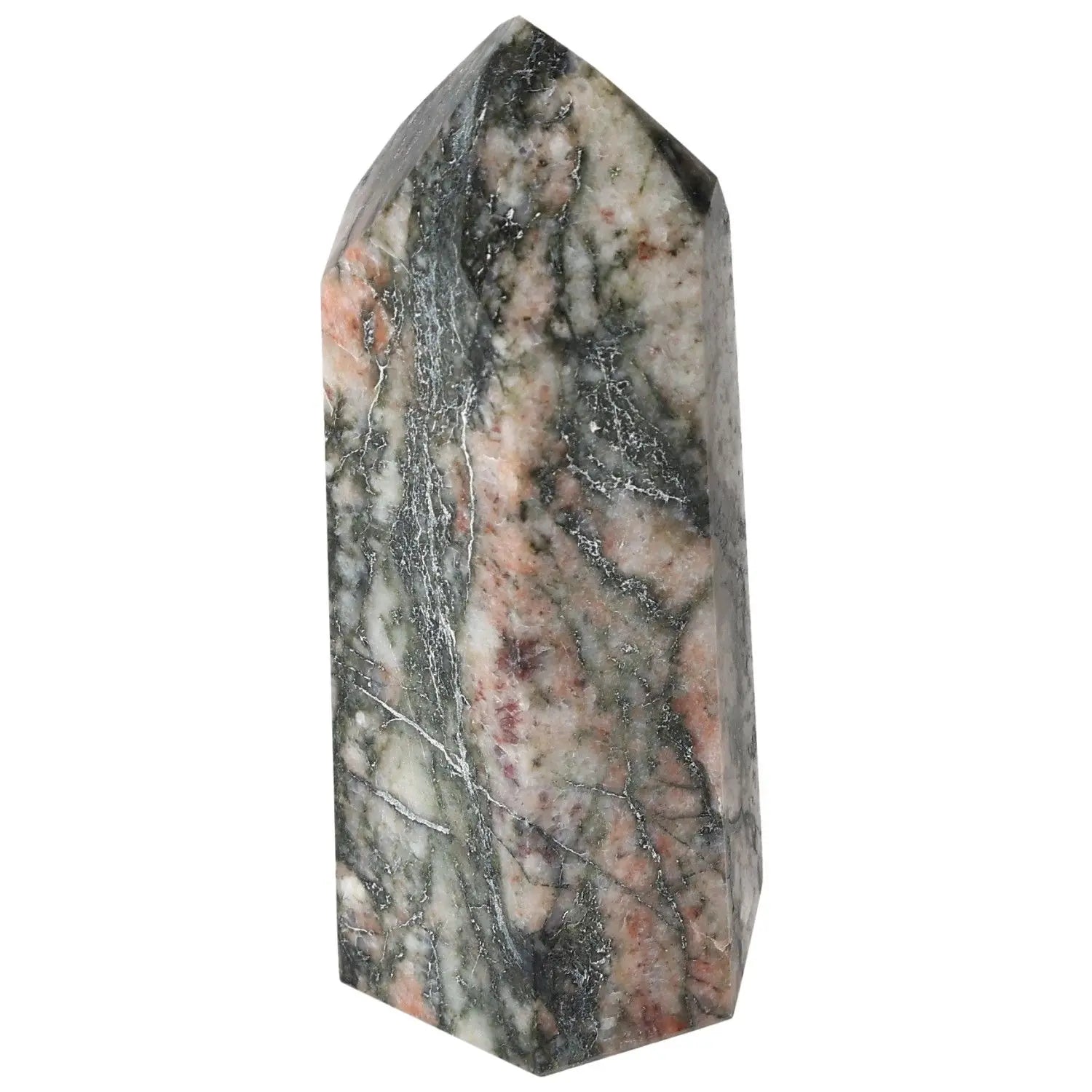 Polished Calcite Obelisk from Sylvia Crystals, premium quality stone for enhancing decor and boosting energy and self-confidence.