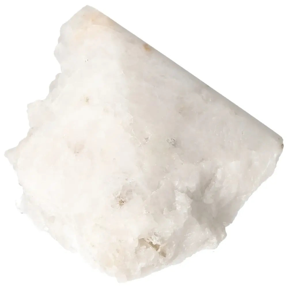 Polished Milky Quartz Point from Sylvia Crystals, showcasing elegance and spiritual purity.