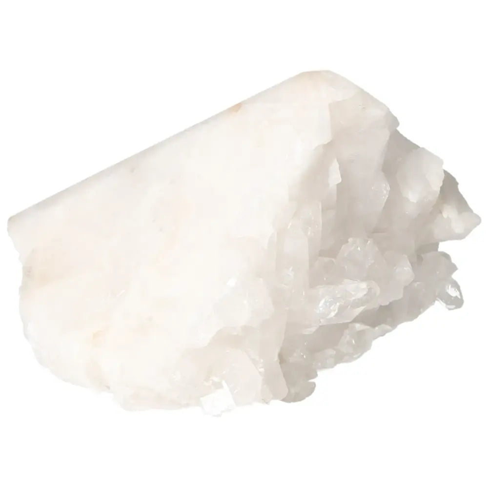 Polished Milky Quartz Point by Sylvia Crystals, offering spiritual purity and elegance, perfect for cleansing and harmonizing spaces.