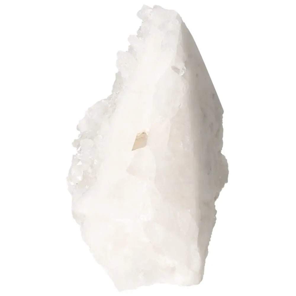 Polished Milky Quartz Point with exquisite craftsmanship, ideal for enhancing harmony and serenity in your space.