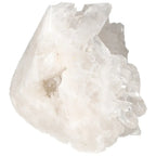 Polished Milky Quartz Point crystal by Sylvia Crystals, enhancing serenity and neutralizing negative energies, elegant and handpicked.